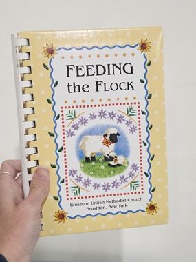 Feeding the Flock Cookbook - Yellow Spiral-Bound Community Recipes